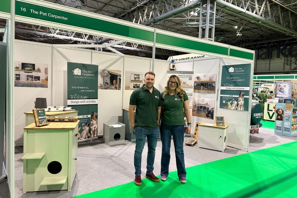 The Pet Carpenter Trade Stand at The Cat Show Live 2024