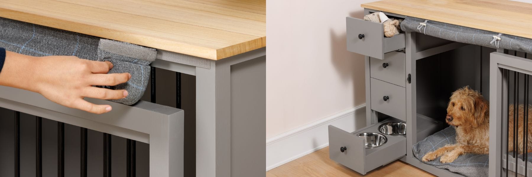 Why Choose Pet Furniture with Blinds Over a Crate Cover?