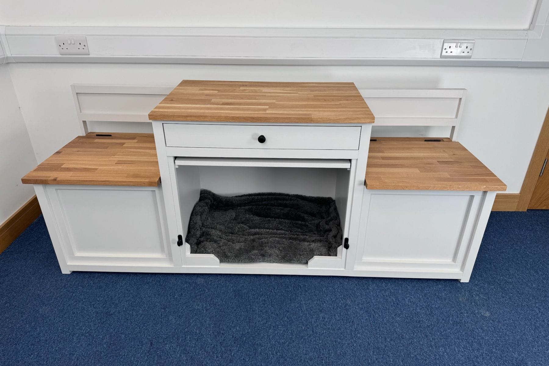 Bespoke Bench Seating with Dog Bed