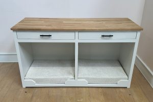 Double Open Dog Bedroom with Mattresses