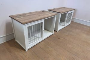 Matching Single Dog Crates with hinged top