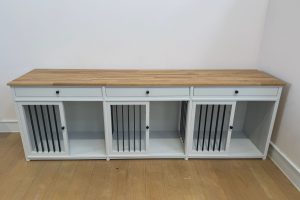 Triple Dog Bedroom with Drawers